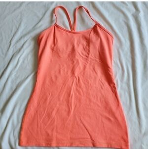 Lululemon Orange Y Tank Top Shell